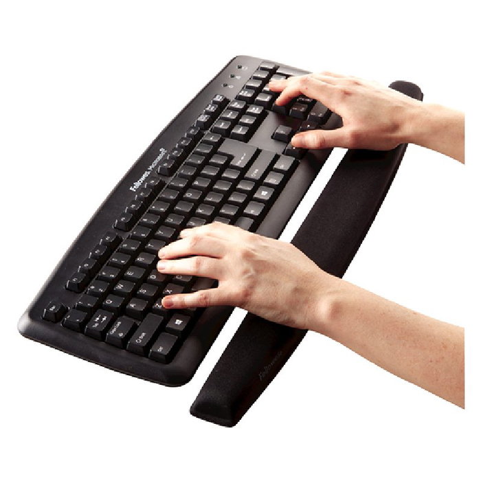 Fellowes Reposamuñecas para Teclado Memory Foam Negro Fellowes Reposamuñecas para Teclado Memory Foam Negro